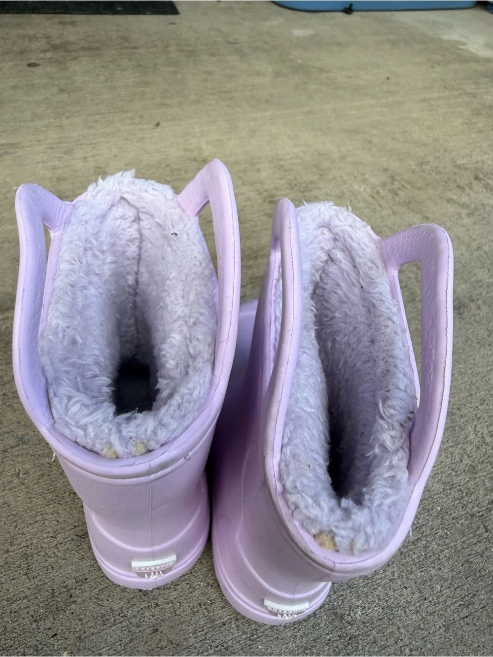 BearPaw Lilac Kids Waterproof Pull-On Rain Boots
